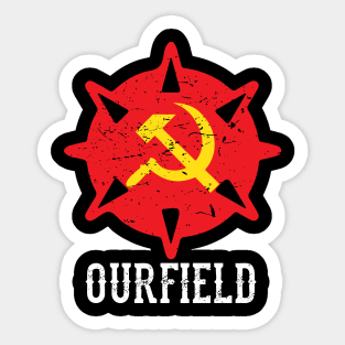 Ourfield Funny Dank Meme Communism Meme Sticker